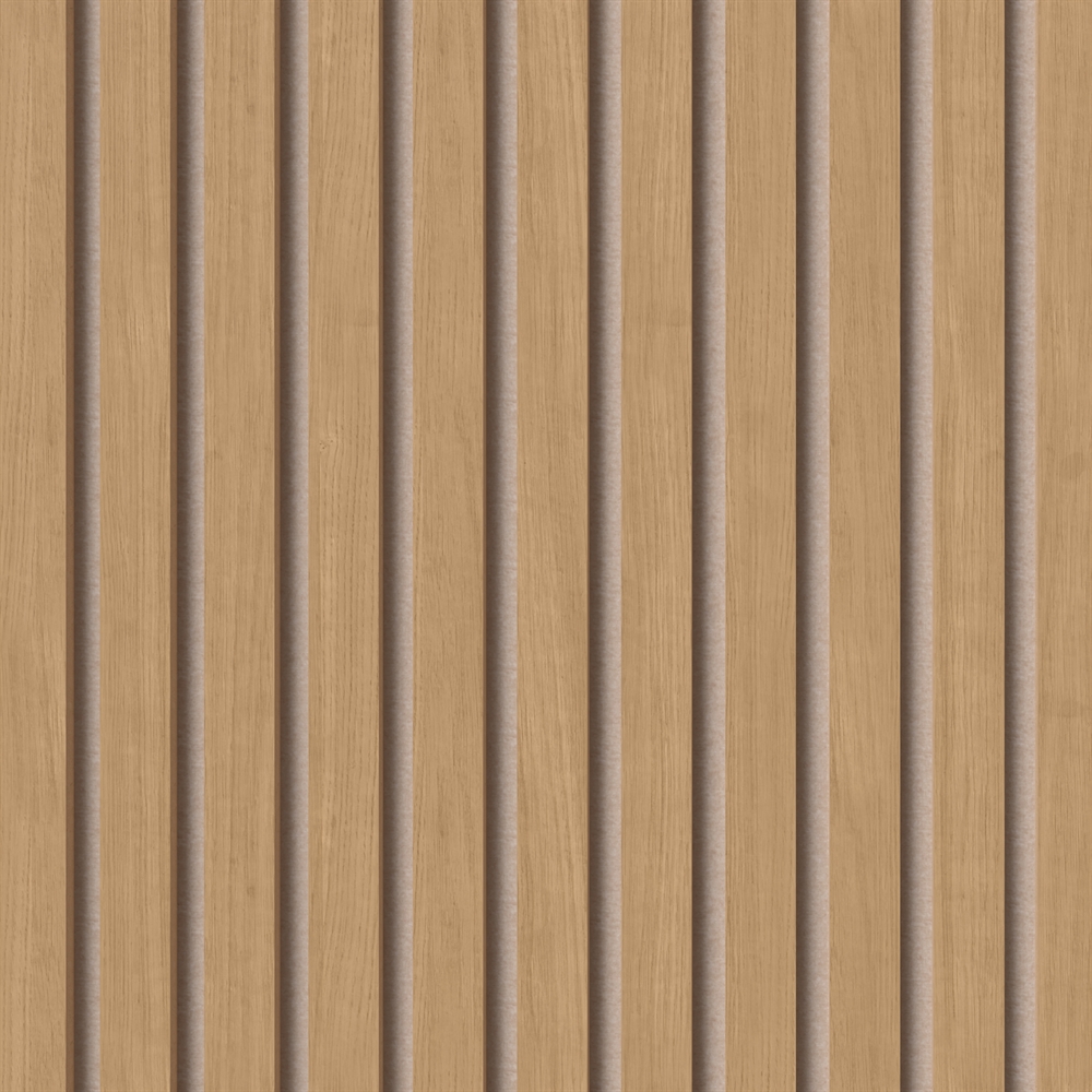 Akustikpaneel - Naturgeöltes Eichenfurnier 60 x 240 cm mit beigem Filz
