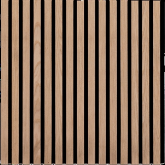 Akustikpaneel - Holzfurnier in Eichenoptik 60 x 240 cm unbehandelt